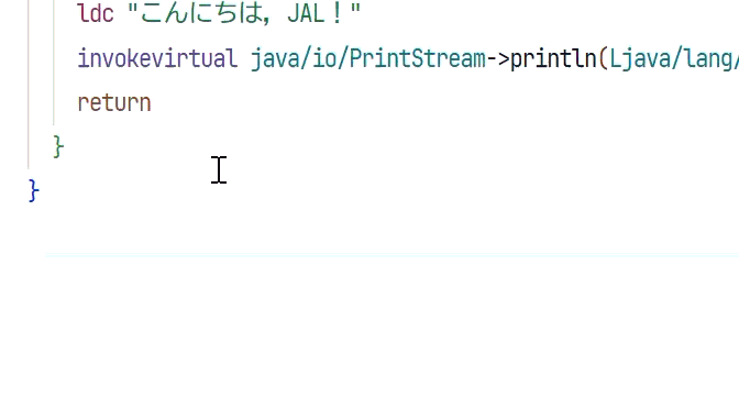 Hovering over an instruction