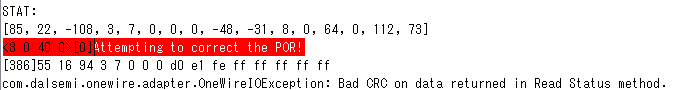 Logs from Status Retrieval