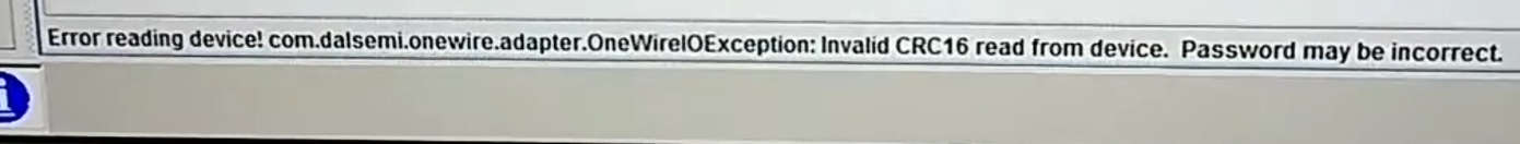 Invalid CRC16 の例