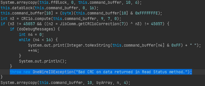 CRC の検証